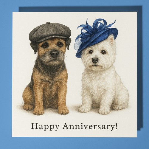 West terrier happy anniversary - terrier,