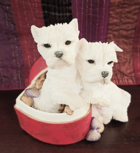 Westie pair heart - westie, in